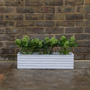 Corda Trough White 58cm x 15cm x 15cm - image 3