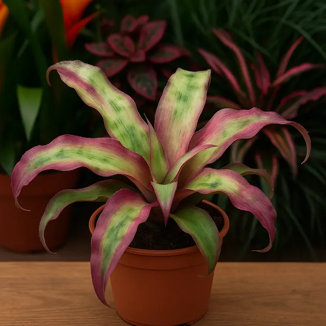 Cryptanthus bivittatus – Earth Star (Pot Size 9cm) Bromeliad - image 1