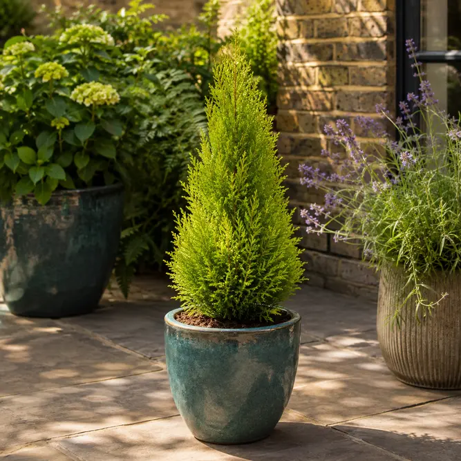 Cupressus 'Goldcrest Wilma' (Pot Size 14cm) Lemon Cypress - image 2