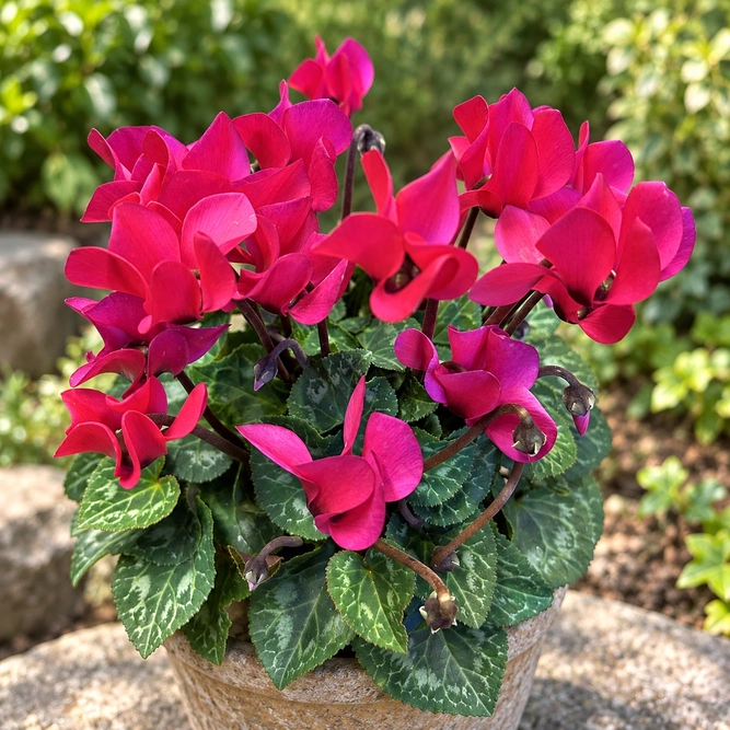 Cyclamen Compact 'Pink' (Pot Size 10.5cm) - Persian Cyclamen - image 1