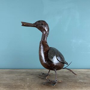 Duckling Bronze Sculpture L25cm x W15cm x H28cm - image 3