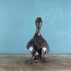 Duckling Bronze Sculpture L25cm x W15cm x H28cm - image 5