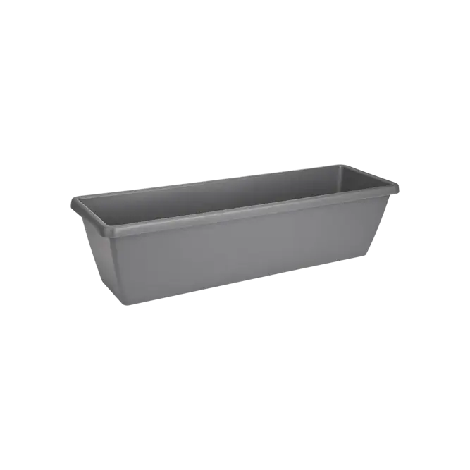 Elho Barcelona 80cm Extra Large Anthracite Trough Planter – W 80 x H 20 x D 24 cm - image 1
