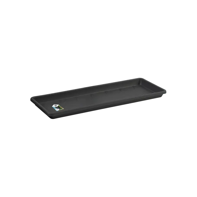 Elho Barcelona 70cm Anthracite Trough Saucer – Eco-Friendly Plastic - image 2