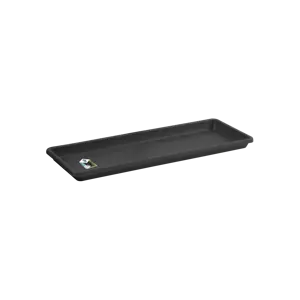 Elho Barcelona 70cm Anthracite Trough Saucer – Eco-Friendly Plastic - image 2