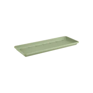 Elho Barcelona 70cm Green Trough Saucer – Eco-Friendly Plastic