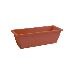 Elho Barcelona 40cm Terra Trough Planter – Eco-Friendly Plastic