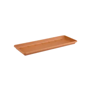 Elho Barcelona 40cm Terra Trough Saucer – Eco-Friendly Plastic - image 1