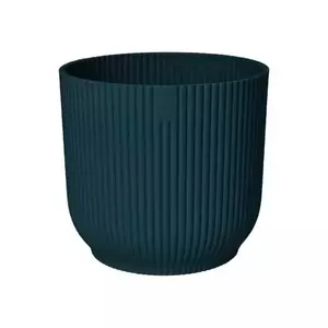 Elho Eco-Plastic Blue (Pot Size 14cm) Indoor Plant Pot Cover