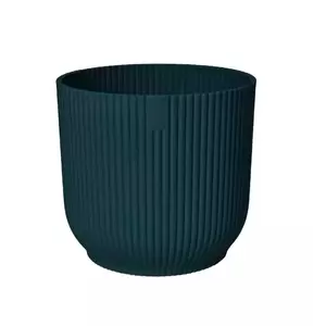 Elho Eco-Plastic Blue (Pot Size 22cm) Indoor Plant Pot Cover