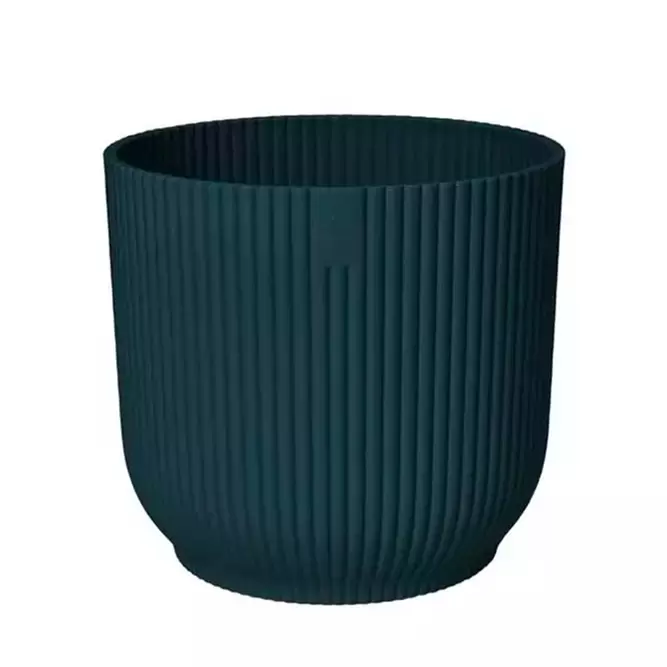 Elho Eco-Plastic Blue (Pot Size 25cm) Indoor Plant Pot Cover - image 1