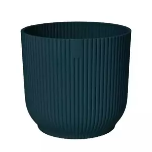 Elho Eco-Plastic Blue (Pot Size 30cm) Indoor Plant Pot Cover - image 1