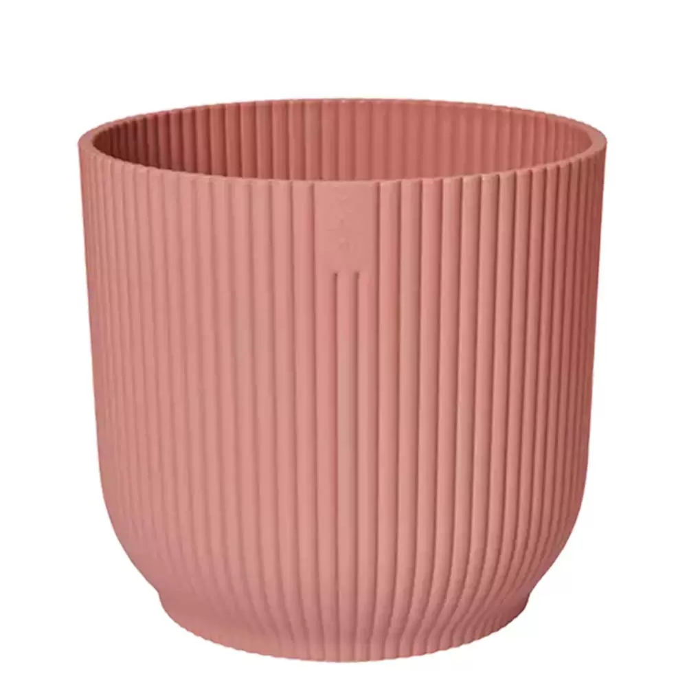 Elho EcoPlastic Pink (Pot Size 30cm) Indoor Plant Pot Cover The Boma