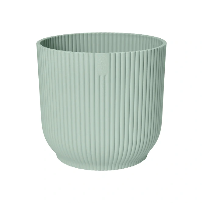 Elho Eco-Plastic Sorbet Green (Pot Size 14cm) Indoor Plant Pot Cover - image 1