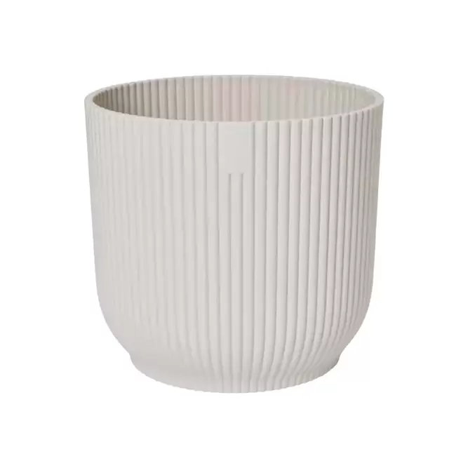 Elho Eco-Plastic White (Pot Size 11cm) Indoor Plant Pot Cover - image 1