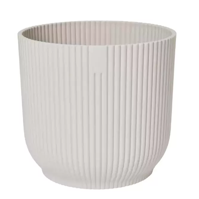 Elho Eco-Plastic White (Pot Size 30cm) Indoor Plant Pot Cover - image 1
