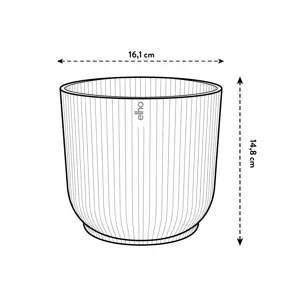 Elho Winery Collection Bordeaux Round Planter 16cm - image 7