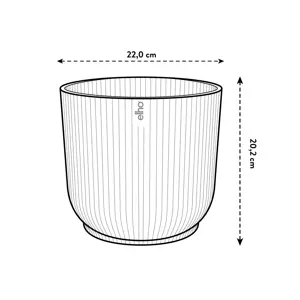 Elho Winery Collection Bordeaux Round Planter 18cm - image 7