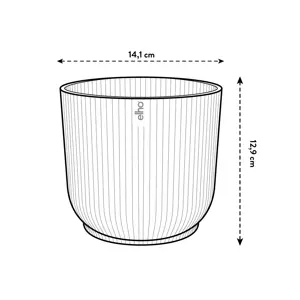 Elho Winery Collection Purple Round Planter 14cm - image 7