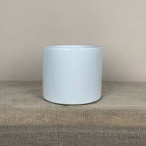 Etta White Glaze D15x13cm Indoor Plant Pot Cover - image 2