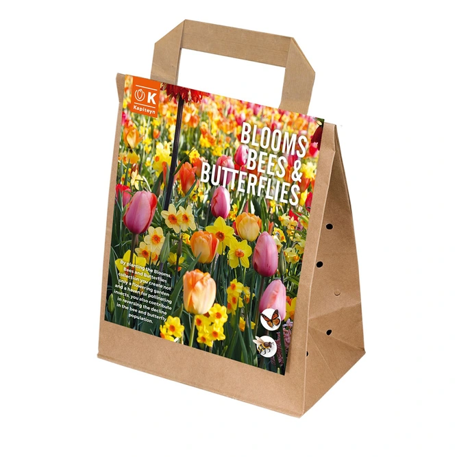 Flower Bulbs - 25 Blooms, Bees and Butterflies Pastel Shades