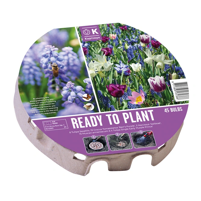 Flower Bulbs - 45 Plant-O-Mat Bio Diversity