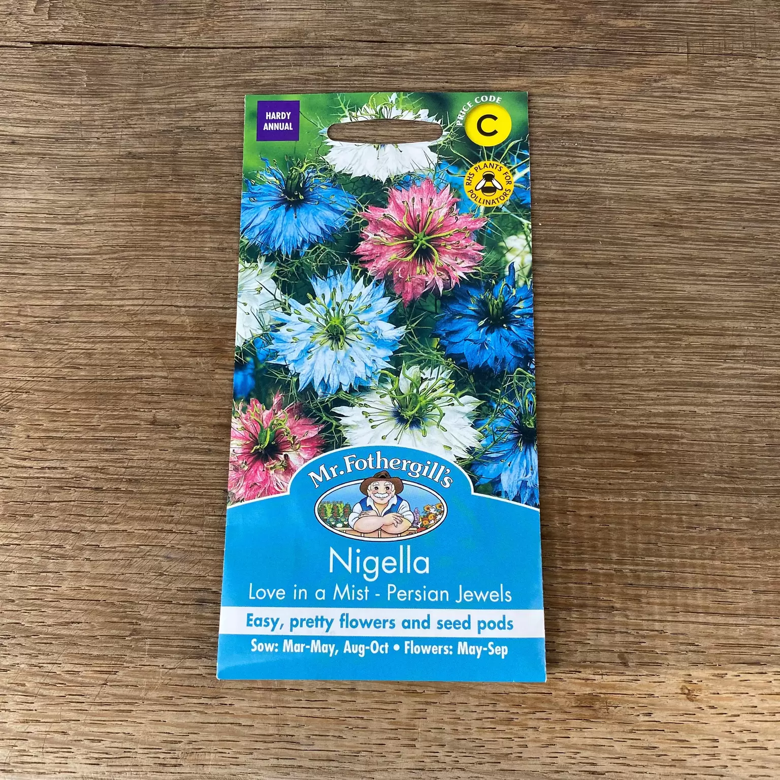 Flower Seeds - Nigella Love in a Mist - Perian Jewels from Boma Garden Centre