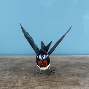 Flying Swallow Multicoloured Sculpture L18cm x W18cm x H13cm - image 1