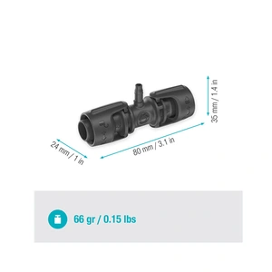 Gardena Reducing T-Joint 1/2" (13mm) to 3/16" (4.6mm) - Pack of 5 - image 2