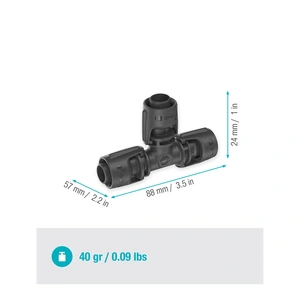 Gardena T-Joint 13mm - Twin Pack (1/2") for Easy Pipe Branching - image 4