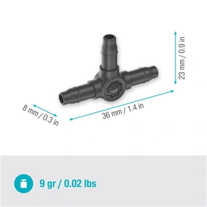 Gardena T-Joint 4.6mm (3/16") for Precision Branching in Micro-Drip Systems - image 4
