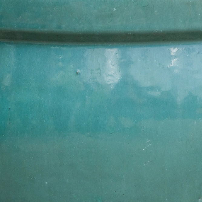 Glazed Terracotta Delta Rim Celadon Green (D21cmx18cm) Handmade Outdoor Planter Pot - image 3