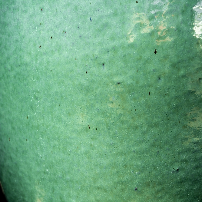 Glazed Terracotta Egg Pot Celadon Green (D50cm x H40cm) Handmade Outdoor Planter Pot - image 2