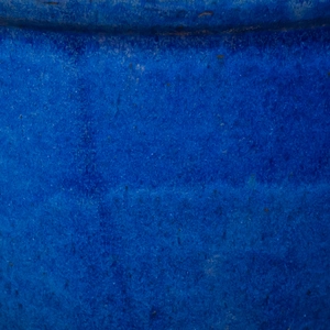 Glazed Terracotta HP001 Egg Pot Rim Blue Planter (D60cm x H50cm) Handmade Outdoor Plant Pot - image 2