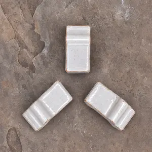 Glazed Terracotta Plant Pot Feet White (Set of 3) Handmade Planter Feet - image 2