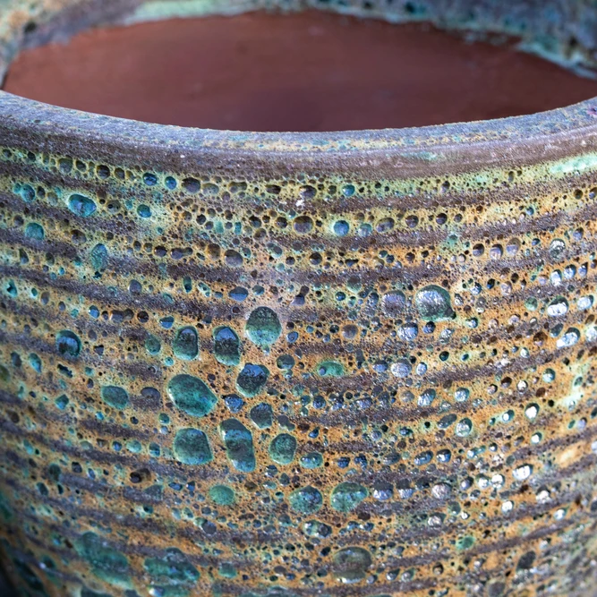 Glazed Terracotta Planter Aspara Green Mist (D56x48cm) Outdoor Plant Pot - image 2