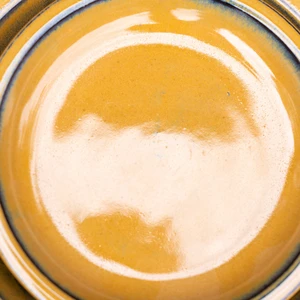 Glazed Terracotta Saucer Honey (D20cm) Handmade Plant Pot Saucer - image 4