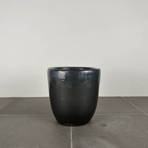 Grace Metallic Bronze-Grey (D18cm x H19cm) Indoor Plant Pot Cover - image 1