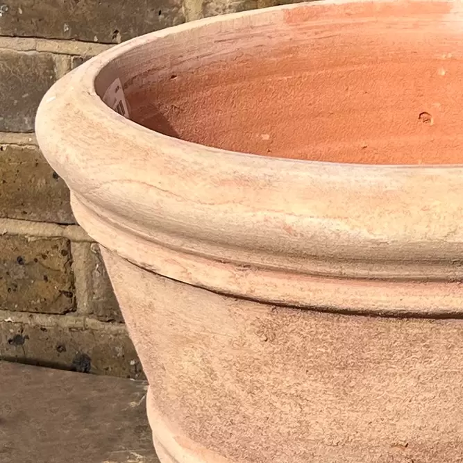 Handmade Aged Coni Terracotta Planter (D24cm x H20cm) Outdoor Plant Pot - image 6