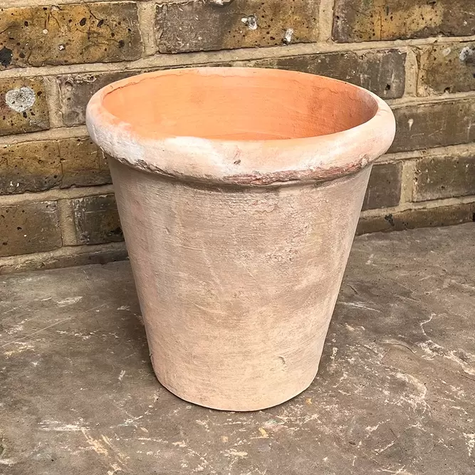 Handmade Aged Terracotta Planter (D30cm x H30cm) Outdoor Plant Pot - image 1