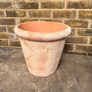 Handmade Aged Terracotta Planter (D30cm x H30cm) Outdoor Plant Pot - image 4