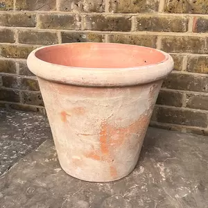 Handmade Aged Terracotta Planter (D30cm x H30cm) Outdoor Plant Pot - image 7