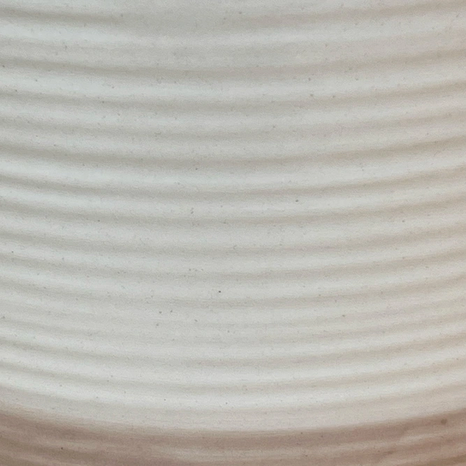 Hanging Plant Pot Ripple White & Brown (10cm) - image 3