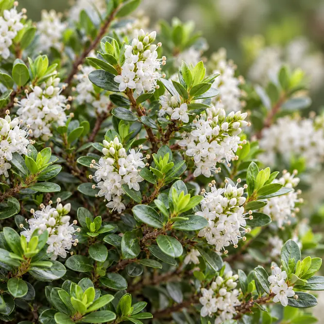Hebe pinguifolia 'Sutherlandii' (Pot Size 5L) Sutherland Hebe - image 1