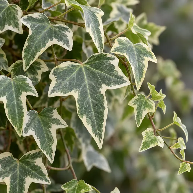 Hedera Eva White Green (Pot Size 13cm) - English Ivy