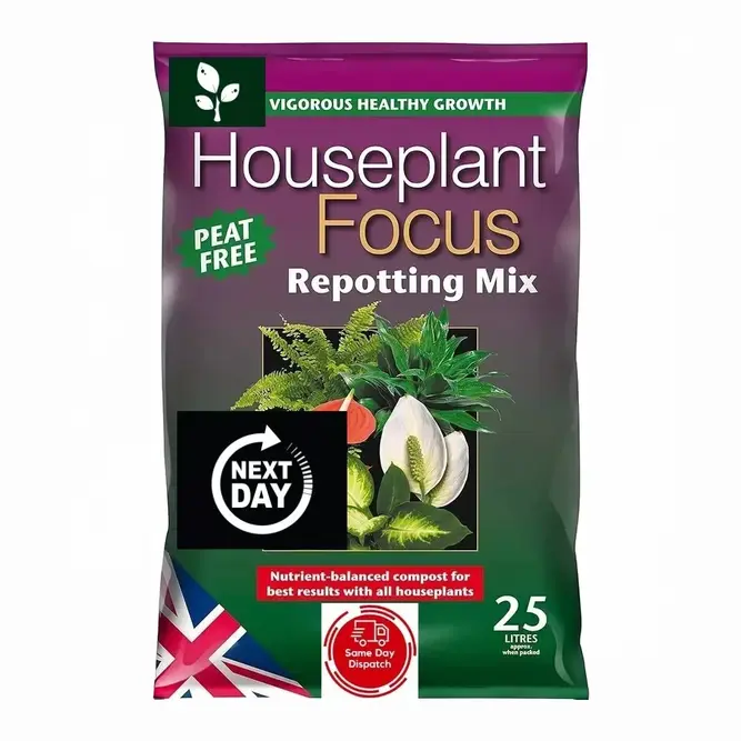 House Plant Focus 8L Peat Free Repotting Mix