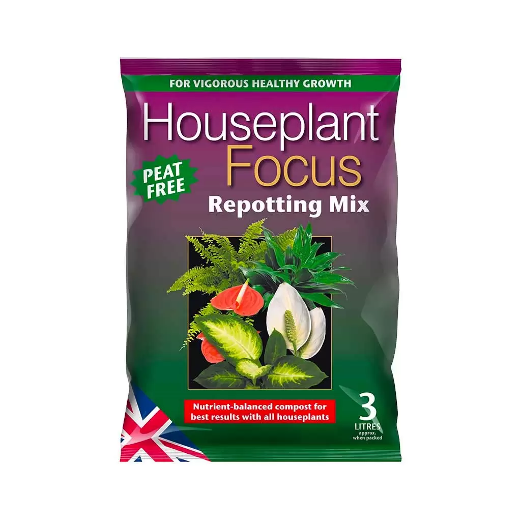 House Plant Focus 3L Peat Free Repotting Mix from Boma Garden Centre