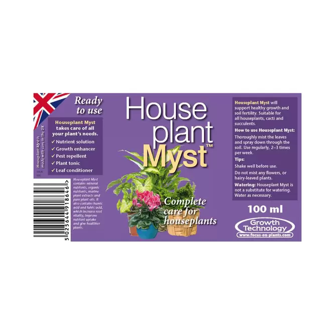 House Plant Myst 100ml Mist Spray Indoor Houseplants - image 2