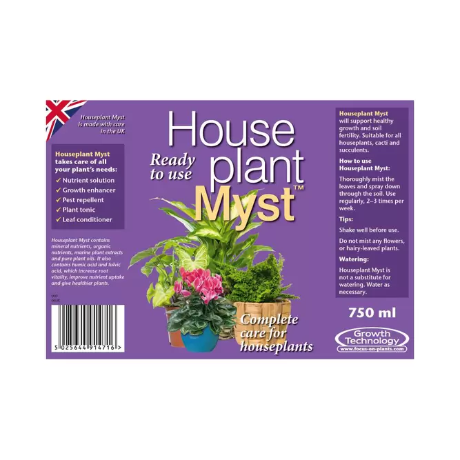 House Plant Myst 750ml Mist Spray Indoor Houseplants - image 2