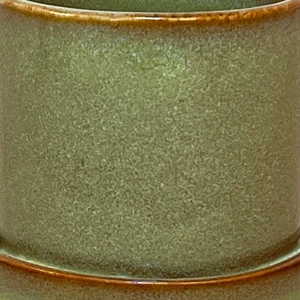 Inger Green Plant Pot & Saucer  (D6cm) - image 2